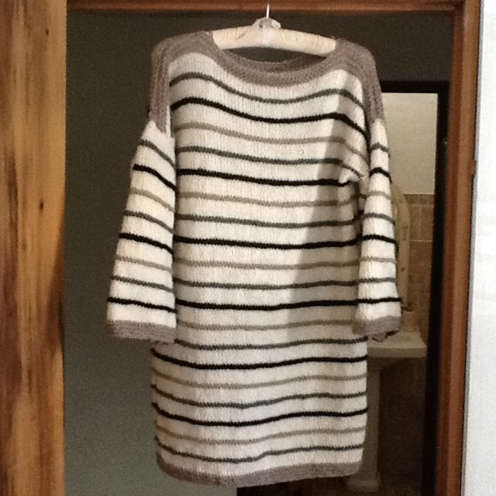 Hand Knitted Tunic Sweater